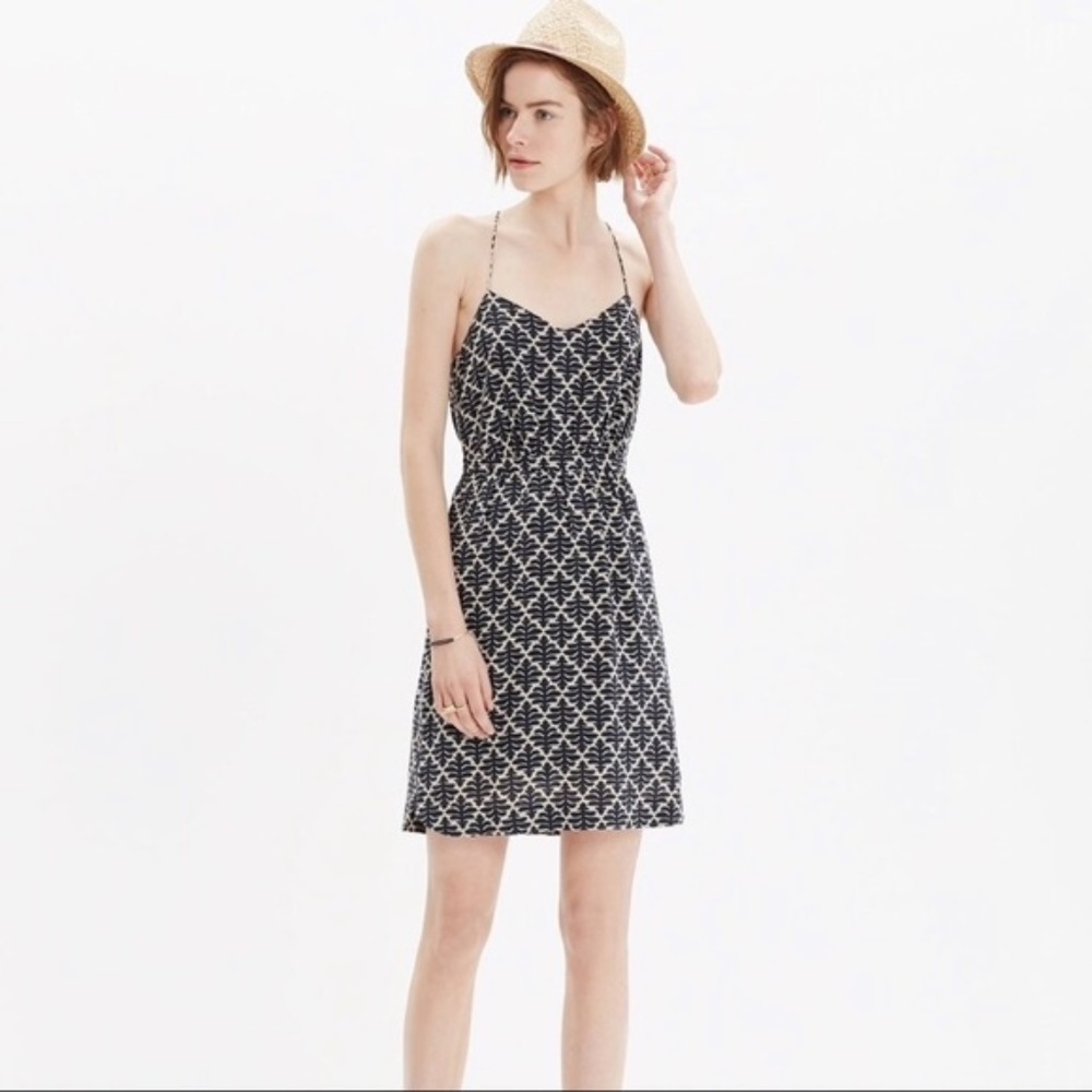Madewell Silk Daylight Dress in Ikat Bloom size 4